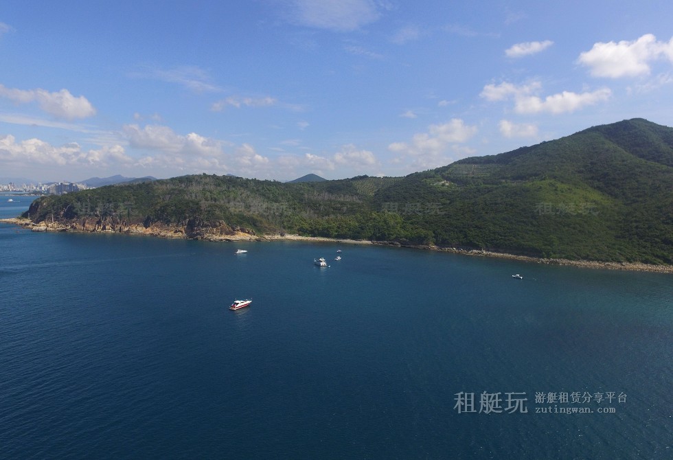 三亞旅游游艇租賃,三亞港至三亞角航線