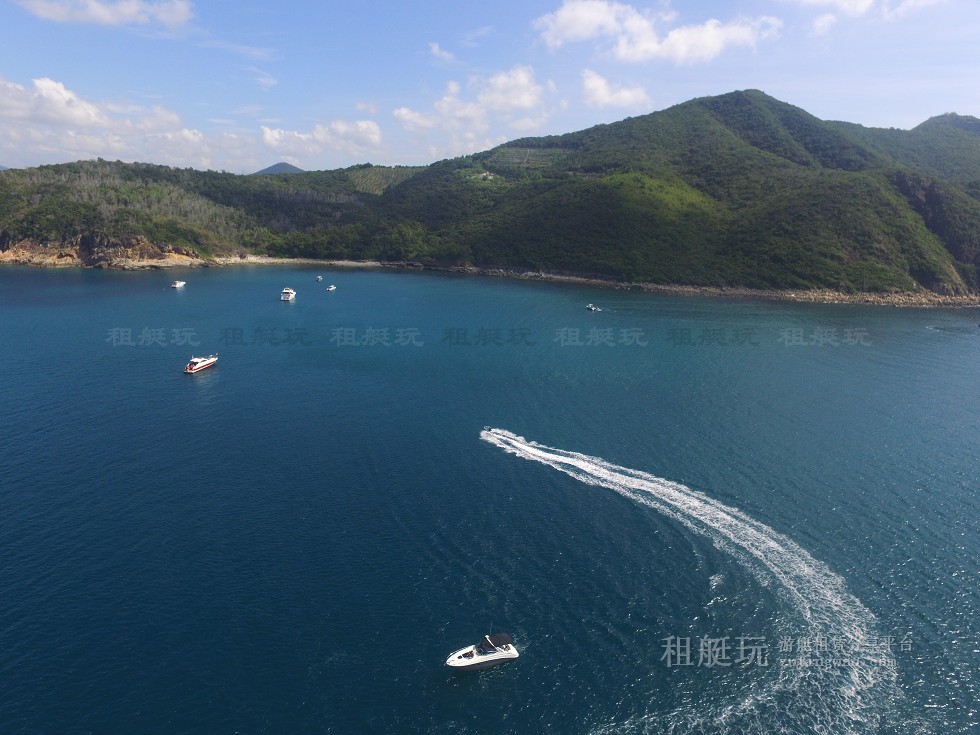 三亞旅游游艇租賃,三亞港至三亞角航線